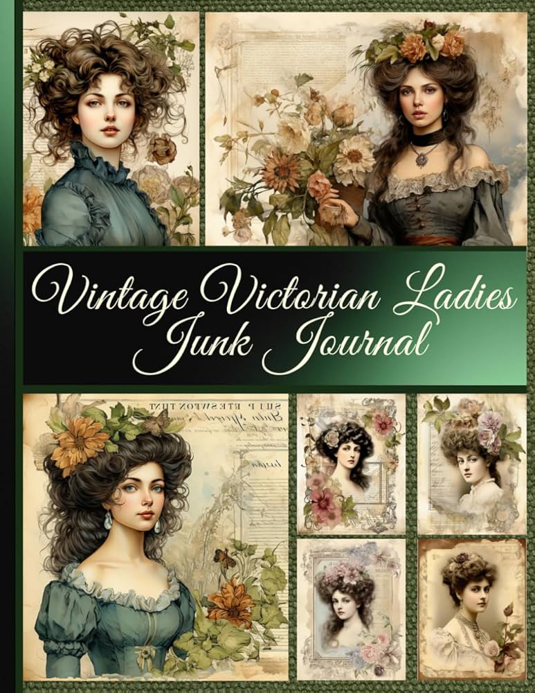 Vintage Victorian Ladies Junk Journal: Explore Elegance